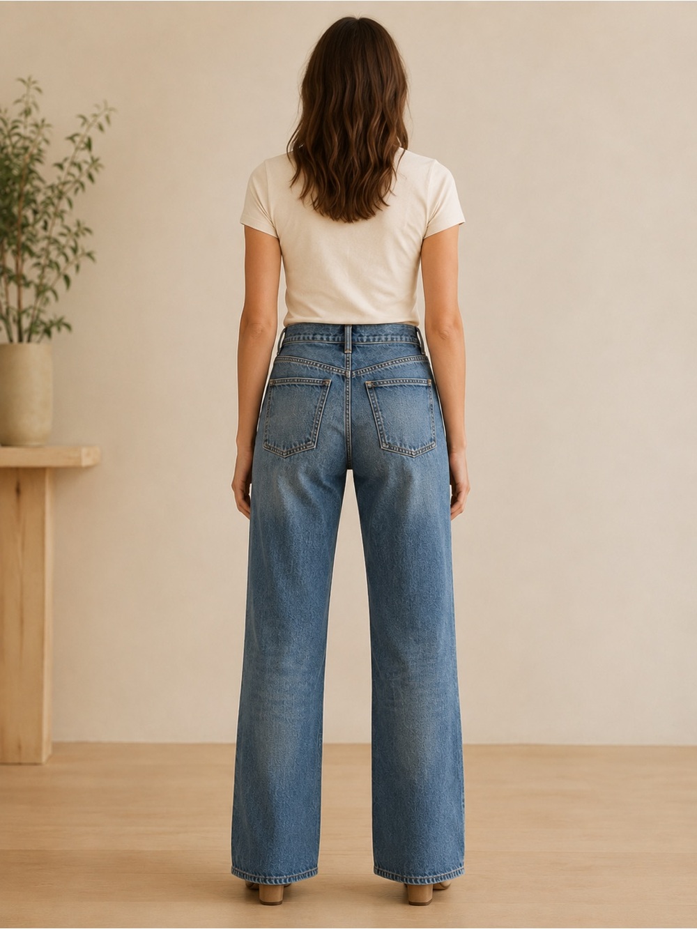 Alexa Chung for Madewell High-Rise Flare Jeans in Mid Blue Wash SZ 29 - Picture 2 of 11
